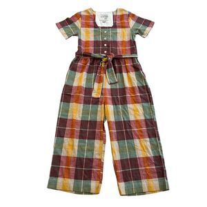 Ace & Jig Multicolor Plaid Jumpsuit Size S